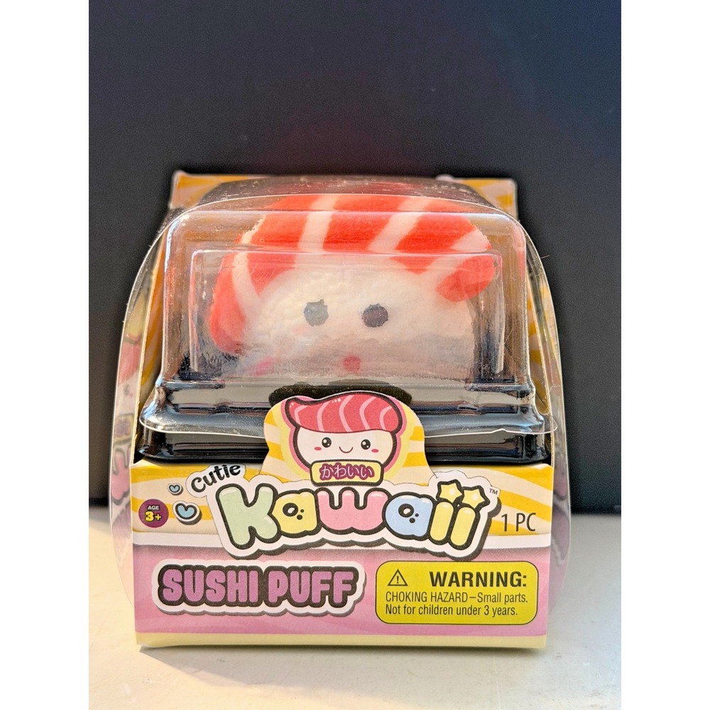 New Ja-Ru Kawaii Cutie Sushi Puff Squishy Toys Sensory Stress Relief Puffs